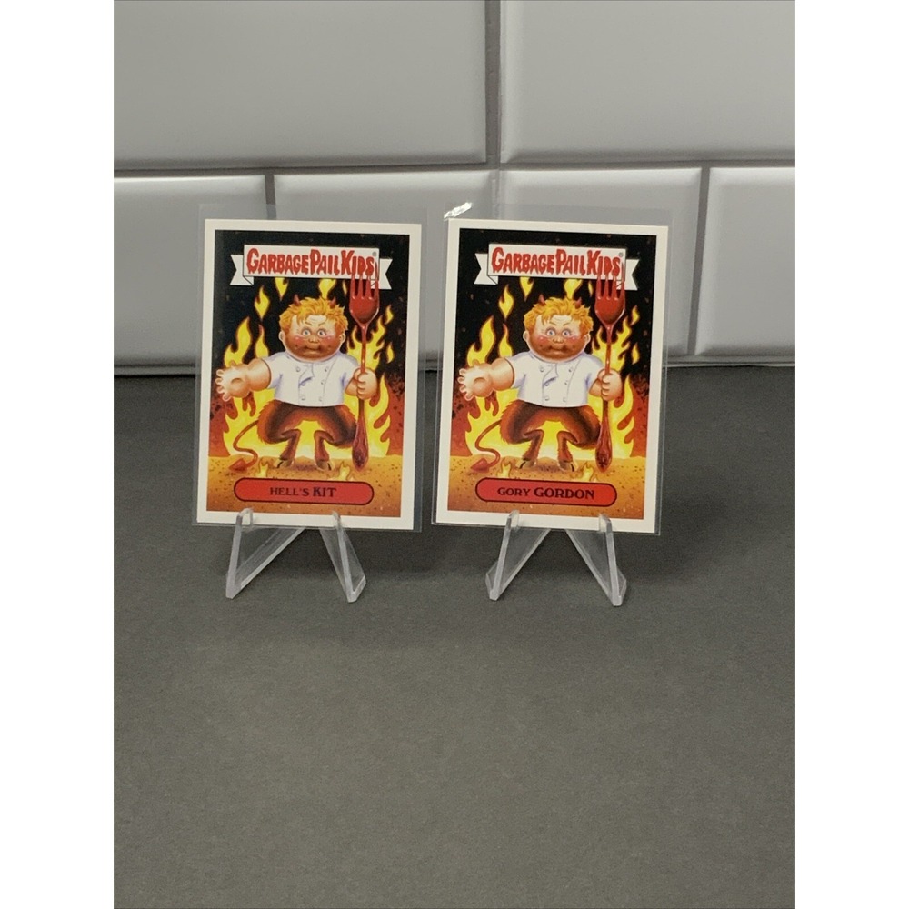 Hell's Kit 6a And GORY GORDON 6B OF 8 GARBAGE PAIL KIDS PRIME SLIME TRASHY TV